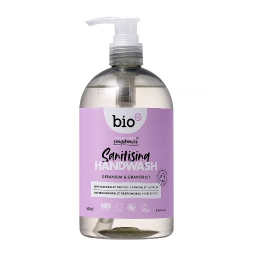 Picture of BIO-D 500ml GERANIUM/GRAPEFRUIT SAN HANDWASH